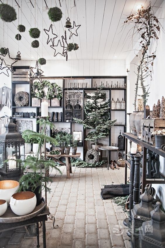 9张绿植店装修效果图 让你拥有绿意十足的文艺小店